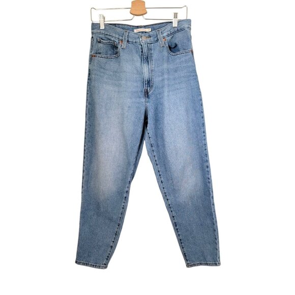 Levi's Denim - Levis High Waisted Mom Tapered Leg Jean Blue Denim Women's W30 L27